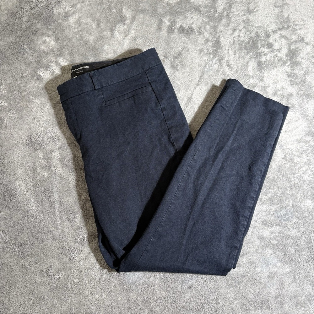 Banana Republic Factory Pants Size 10 Gray Jackson Fit Work/Office